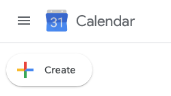 Create new Google Calendar event